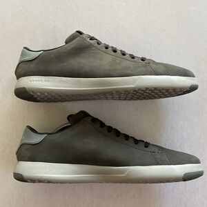 COLE HAAN Grand OS Gray Leather Shoes Size 10M